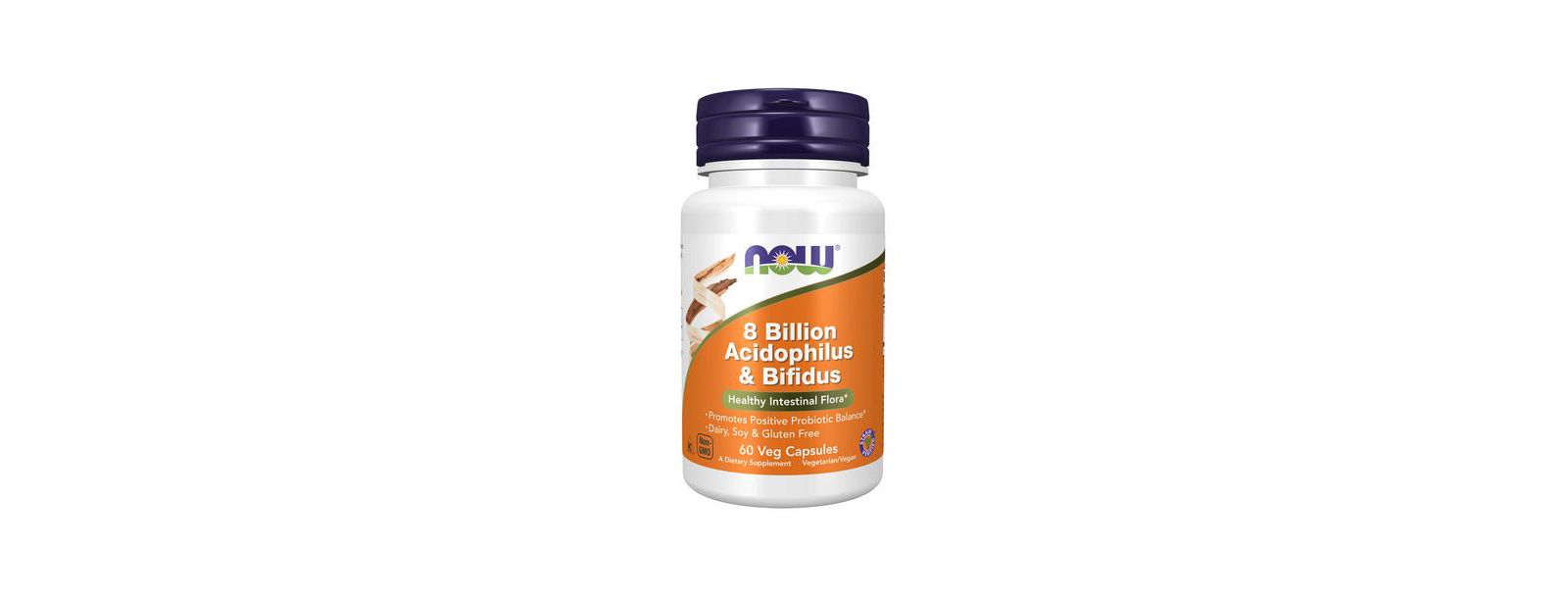 Now Foods Acidophilus & Bifidus, 60 капсул
