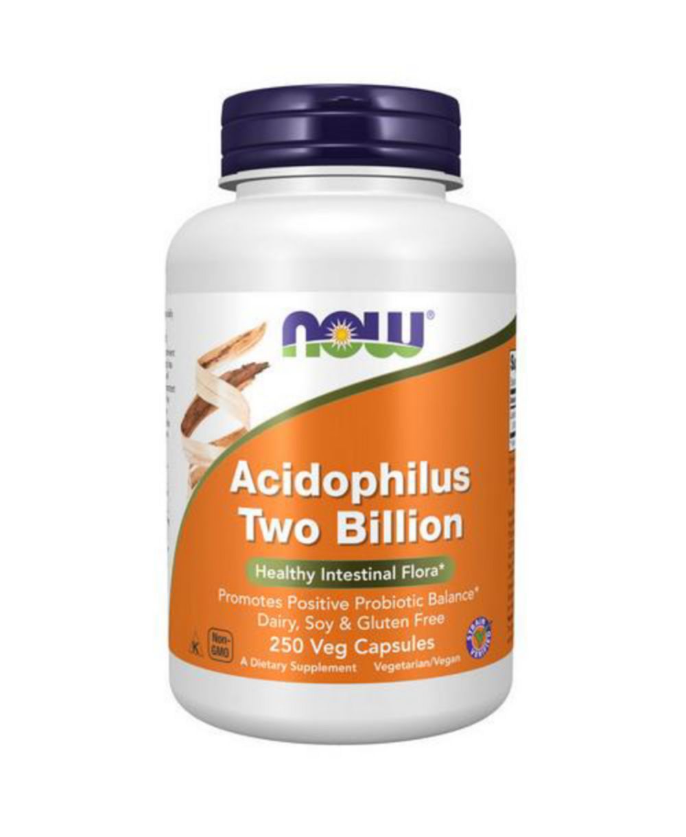 Now Foods Acidophilus, 2 Billion, 250 капсул