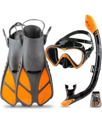 Black silicone/orange