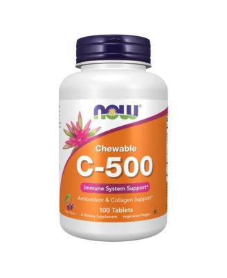 Now Foods Vitamin C-500 Cherry Chewable,  100 Tabs