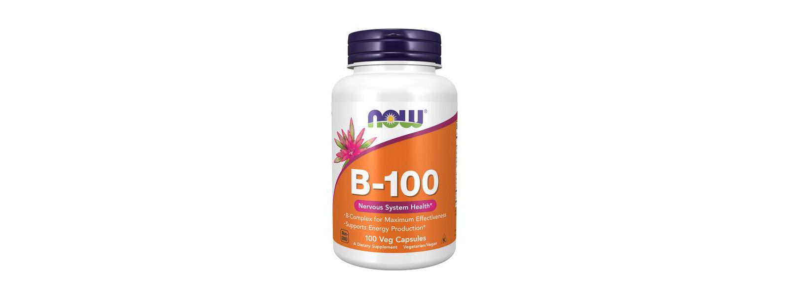 NOW Foods Витамин B-100, 100 Caps