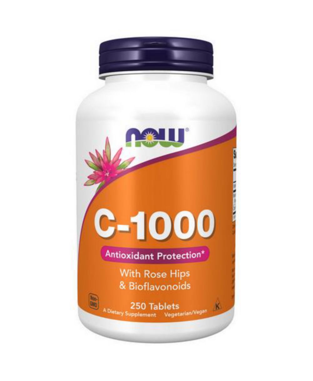 NOW Foods витамин C-1000, 250 табл