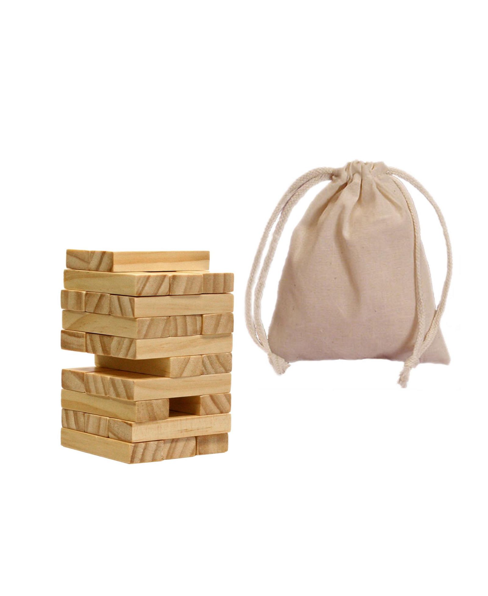 Деревянная игра WE Games Stacking Tower Short Stack