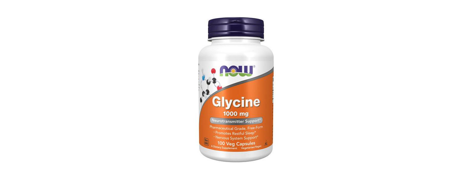 Биодобавка Now Foods Glycine, 1000 mg, 100 Caps