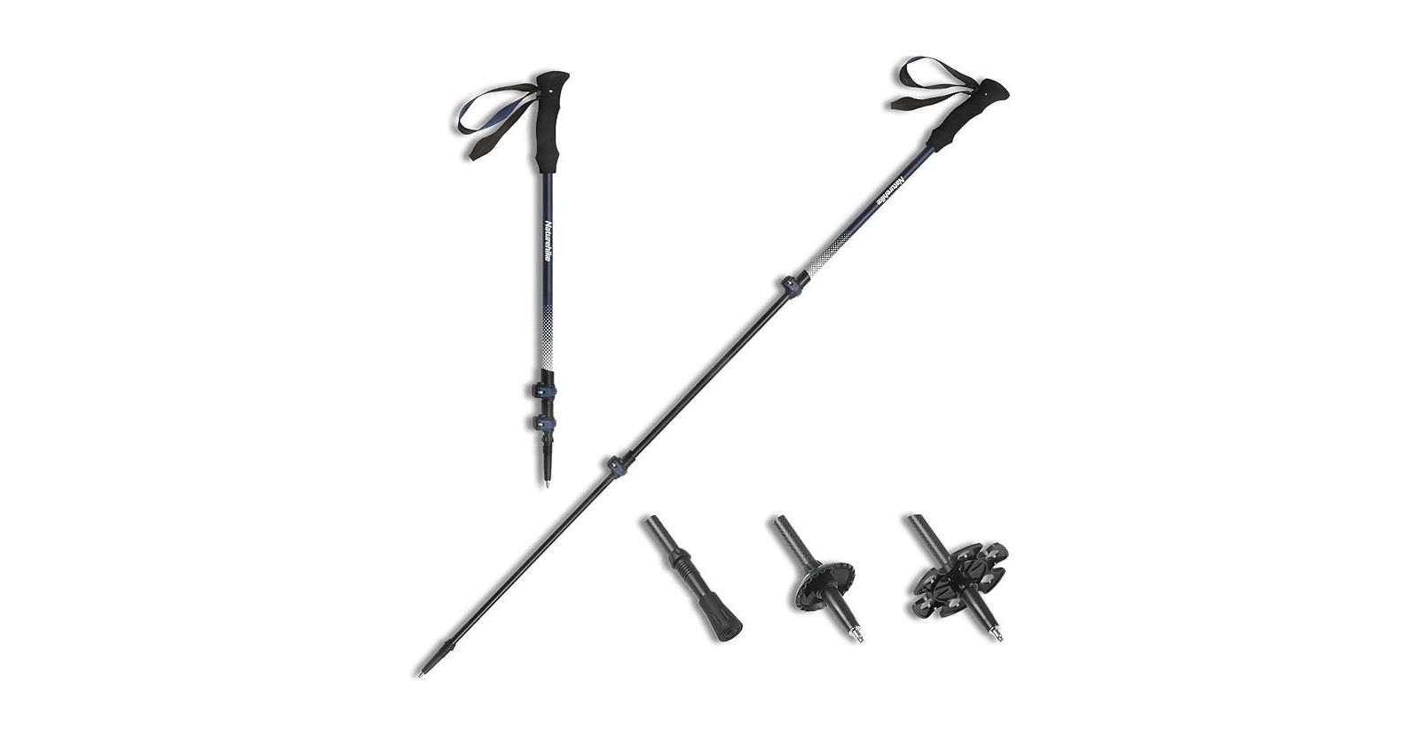 Трекинговая палка Naturehike Carbon 169g, регулируемая