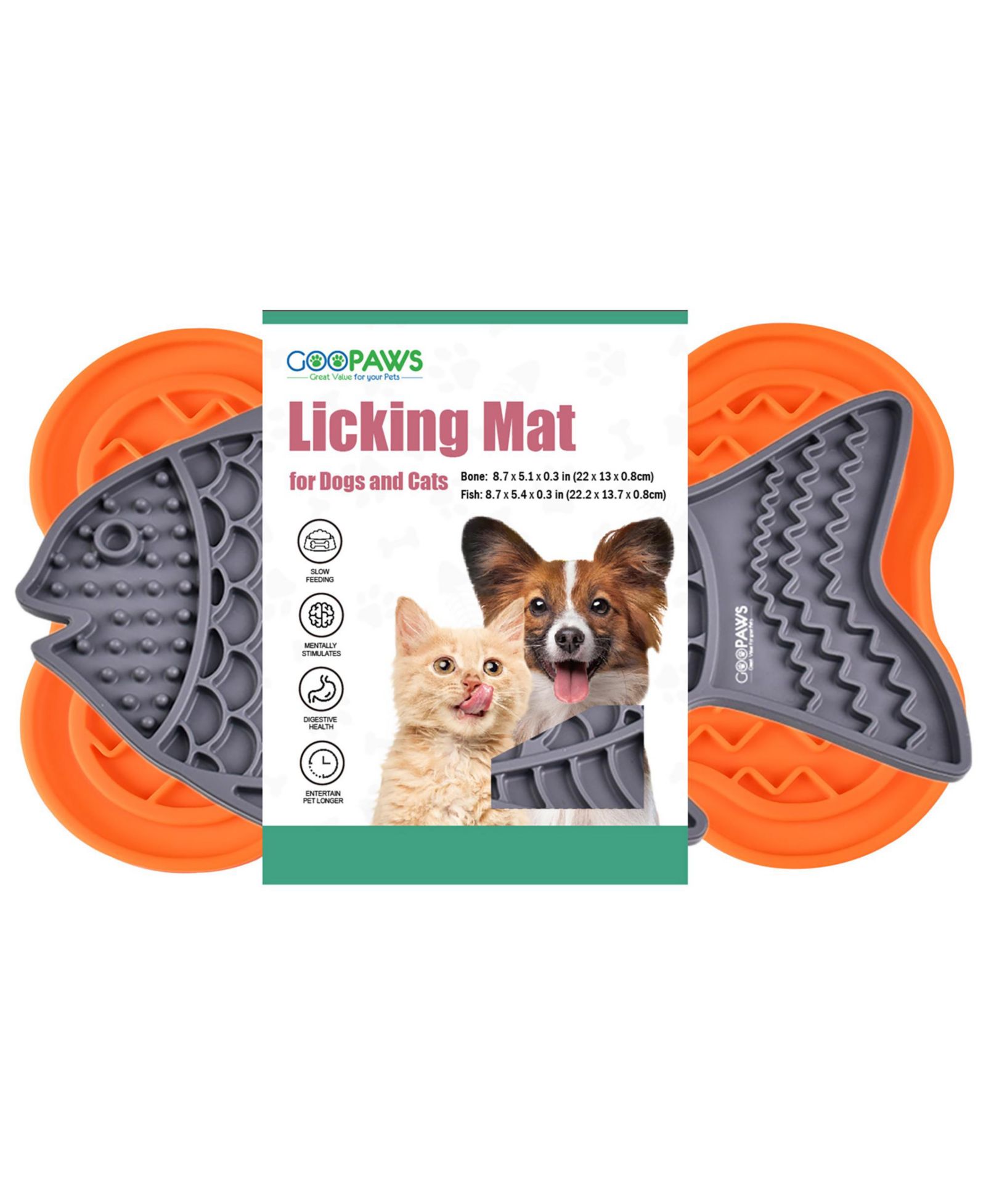 GOOPAWS Licking Mat: 2pk
