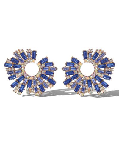 Серьги Jessica Simpson Royal Radiance Blue Crystal Burst