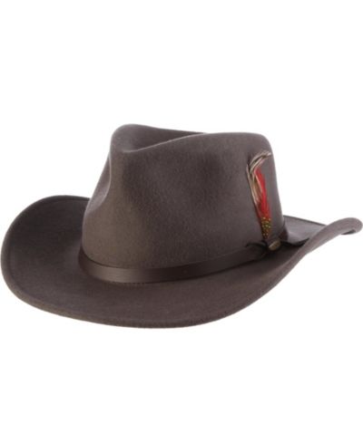 Scala Мужская шляпа Outback из мягкого фетра