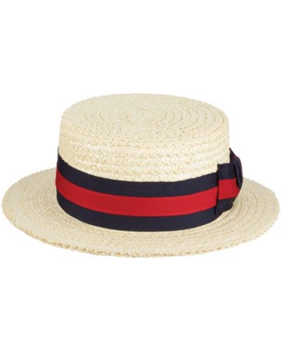 Scala Men's Straw Boater Hat