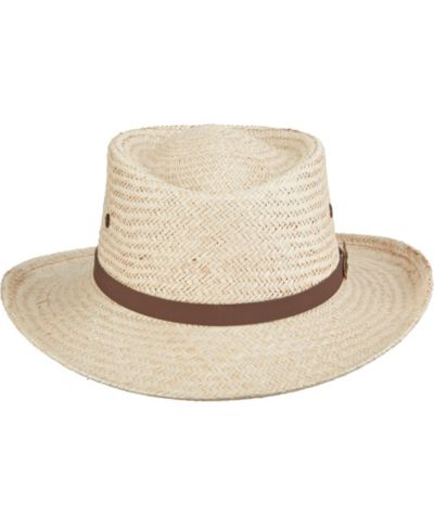 Мужская шляпа Scala Palm Fiber Gambler Hat