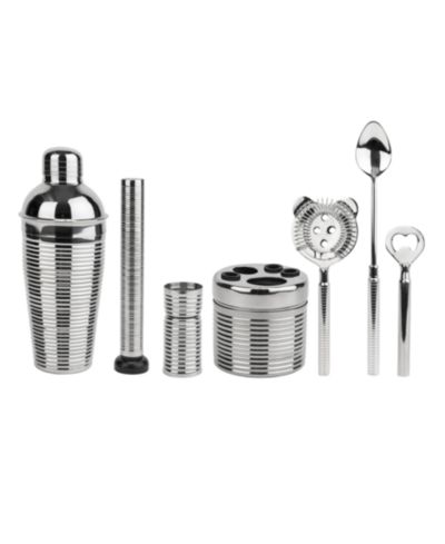 Набор барной посуды French Home Textured Stainless-Steel, 7 шт.