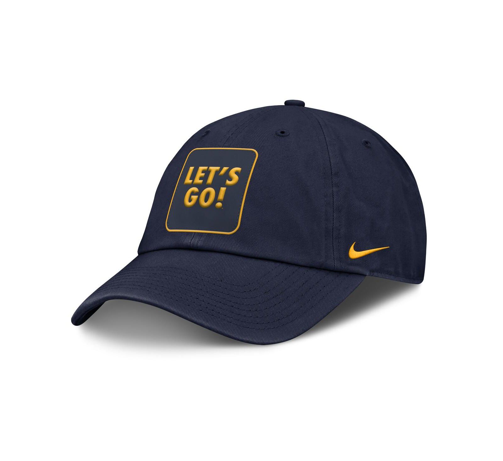 Nike Мужская регулируемая кепка Navy West Virginia Mountaineers Local Club