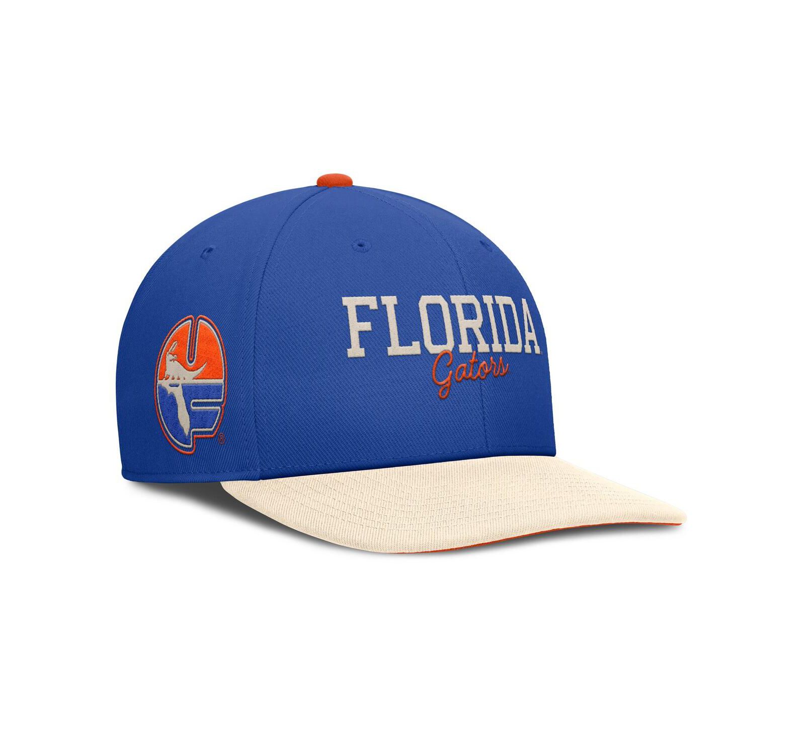 Мужская кепка Nike Florida Gators Pro Legacy Script Snapback Royal/Cream