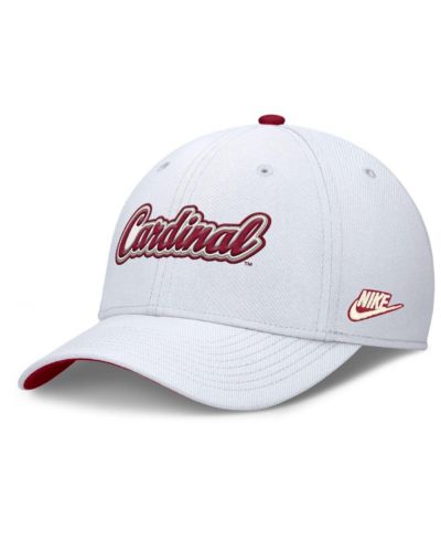 Мужская кепка Nike Stanford Cardinal Legacy Rise Performance Flex, белая