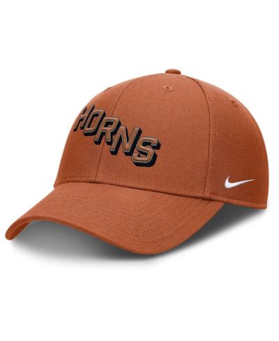 Регулируемая кепка Nike Texas Longhorns Performance, оранжевая