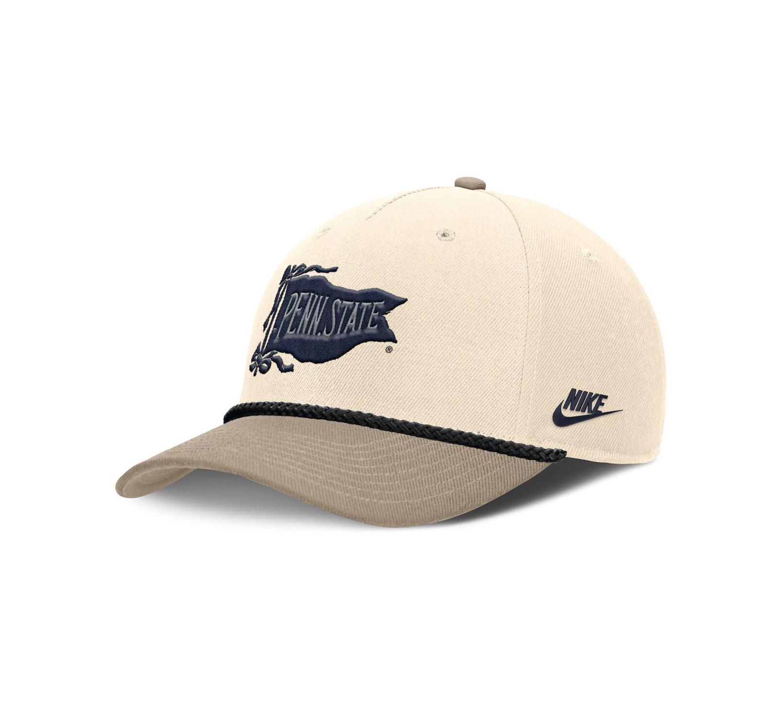 Мужская кепка Nike Penn State Nittany Lions Rise Legacy Throwback Logo Adjustable