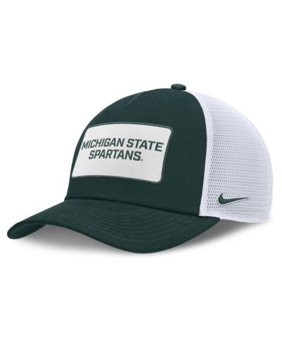 Мужская кепка Nike Michigan State Spartans 2025 On-Field Rise Patch Trucker регулируемая