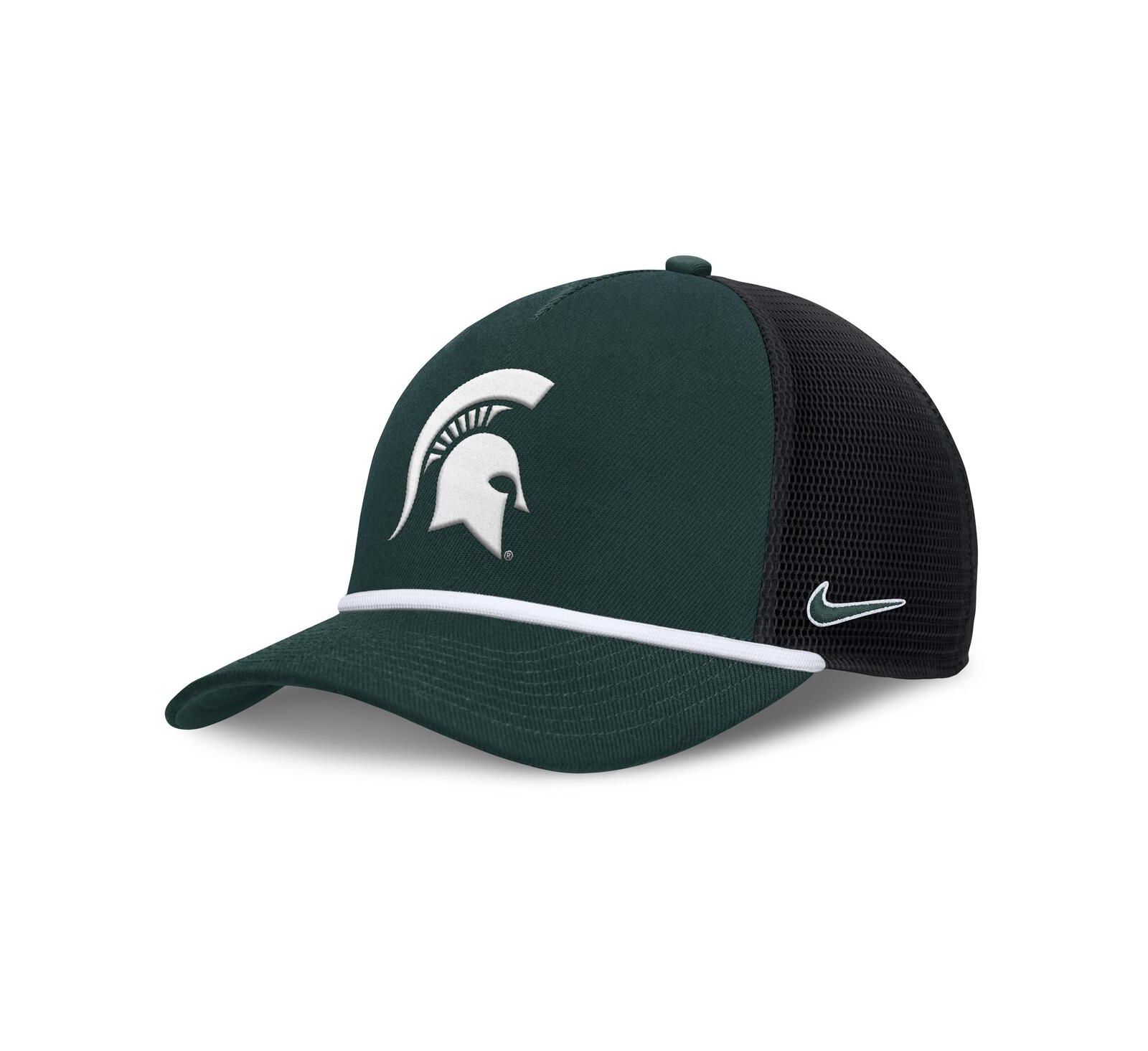Nike Men's Green Michigan State Spartans Rise Primetime Trucker Adjustable Hat