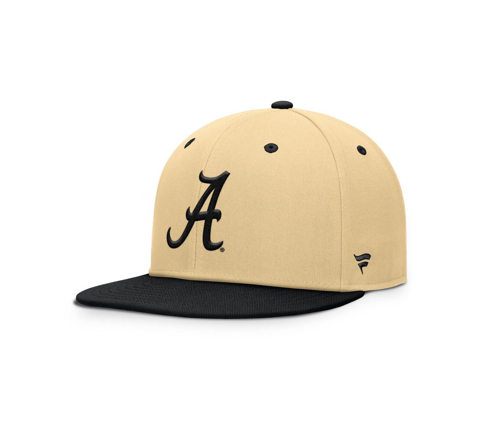 Fanatics Мужская золотая/черная кепка Alabama Crimson Tide Balance fitted