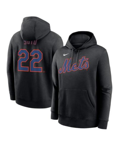 Мужское худи Nike Juan Soto Black New York Mets Player Name & Number Club Fleece Pullover