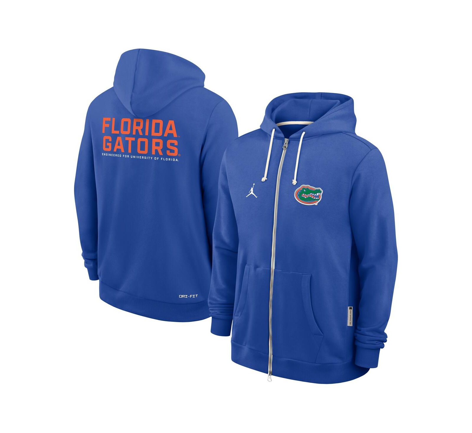 Мужское худи Jordan Royal Florida Gators 2025 Sideline Performance Full-Zip