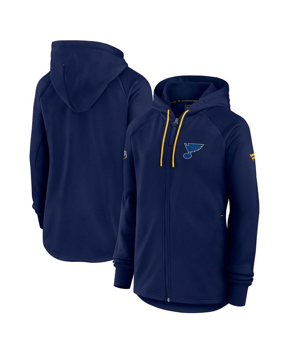 Fanatics Women's Navy St. Louis Blues Authentic Pro Rink Fleece Full-Zip Jacket
