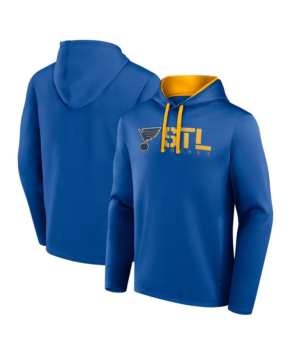 Мужское худи Logo Athletic Blue St. Louis Blues Head Start