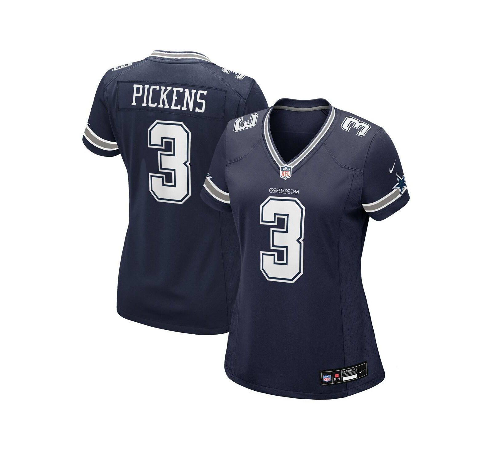 Мужская джерси Nike George Pickens Navy Dallas Cowboys