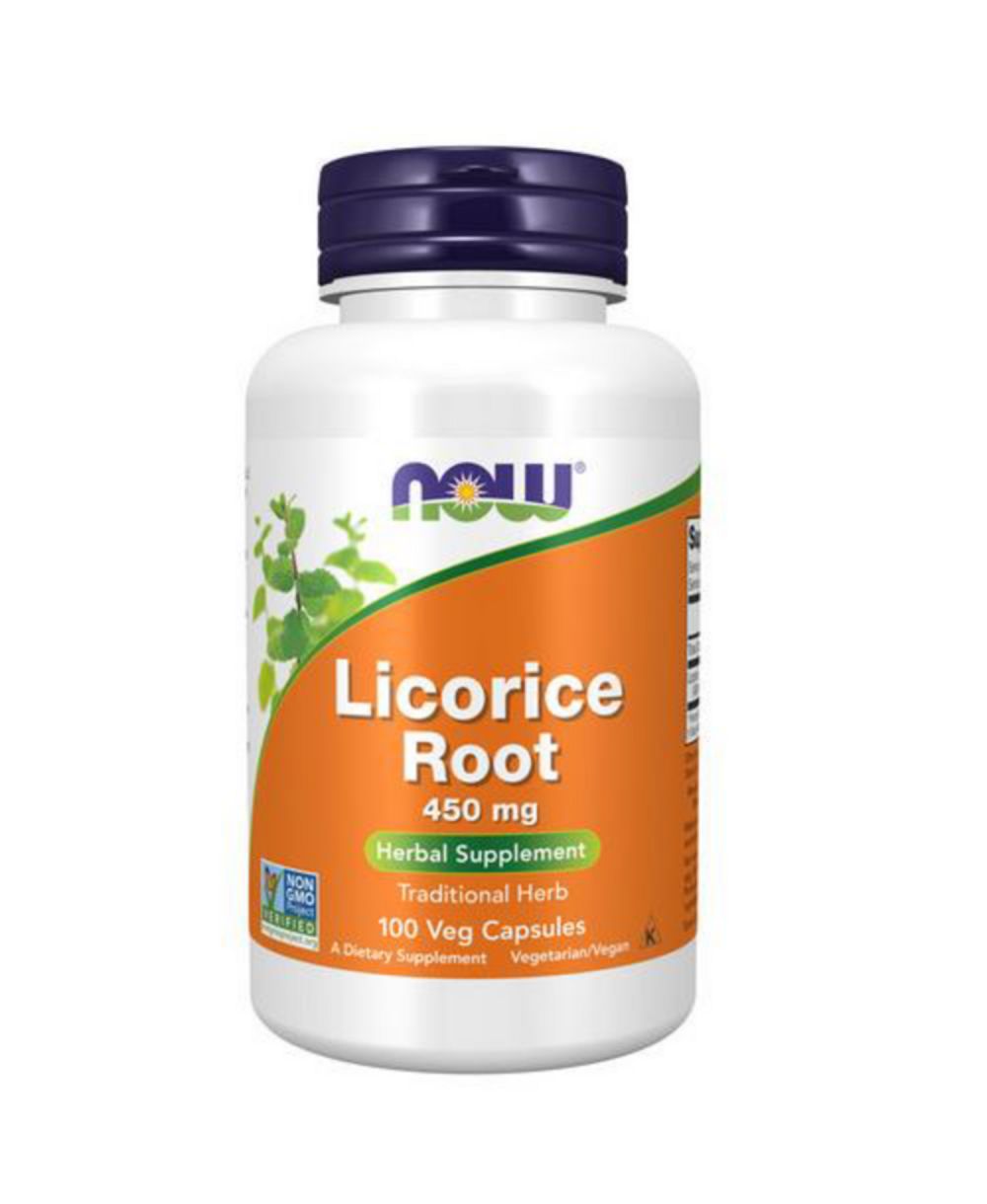 БАД Now Foods корень солодки, 450 mg, 100 кап