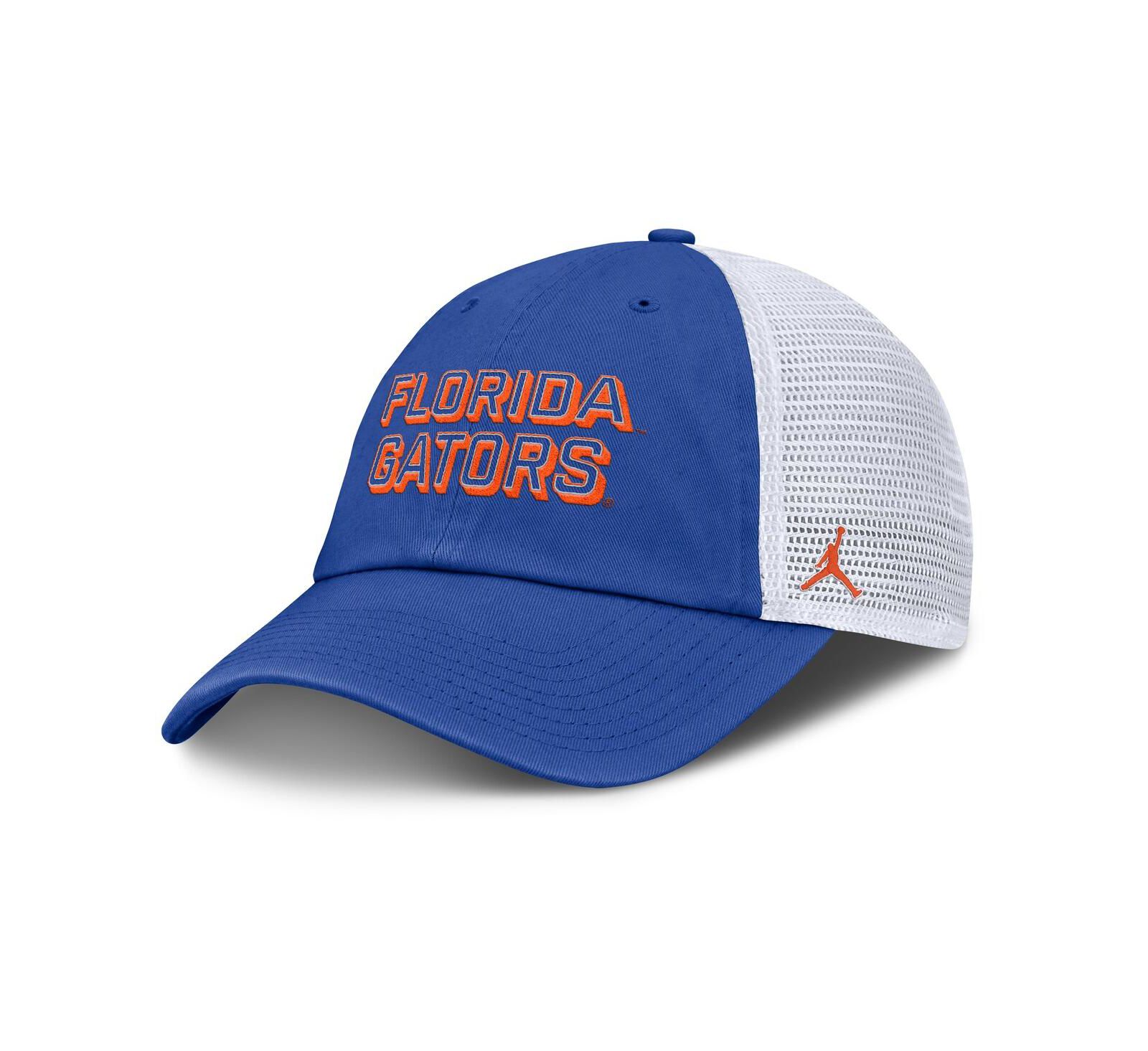 Мужская бейсболка Jordan Royal Florida Gators 2025 Gameday On-Field Club Adjustable Trucker