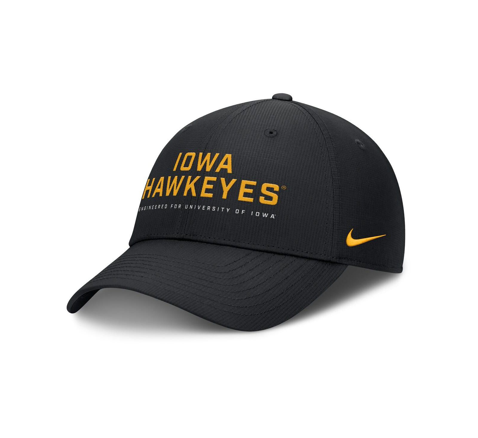 Мужская бейсболка Nike Black Iowa Hawkeyes 2025 On-Field Gameday Club Adjustable