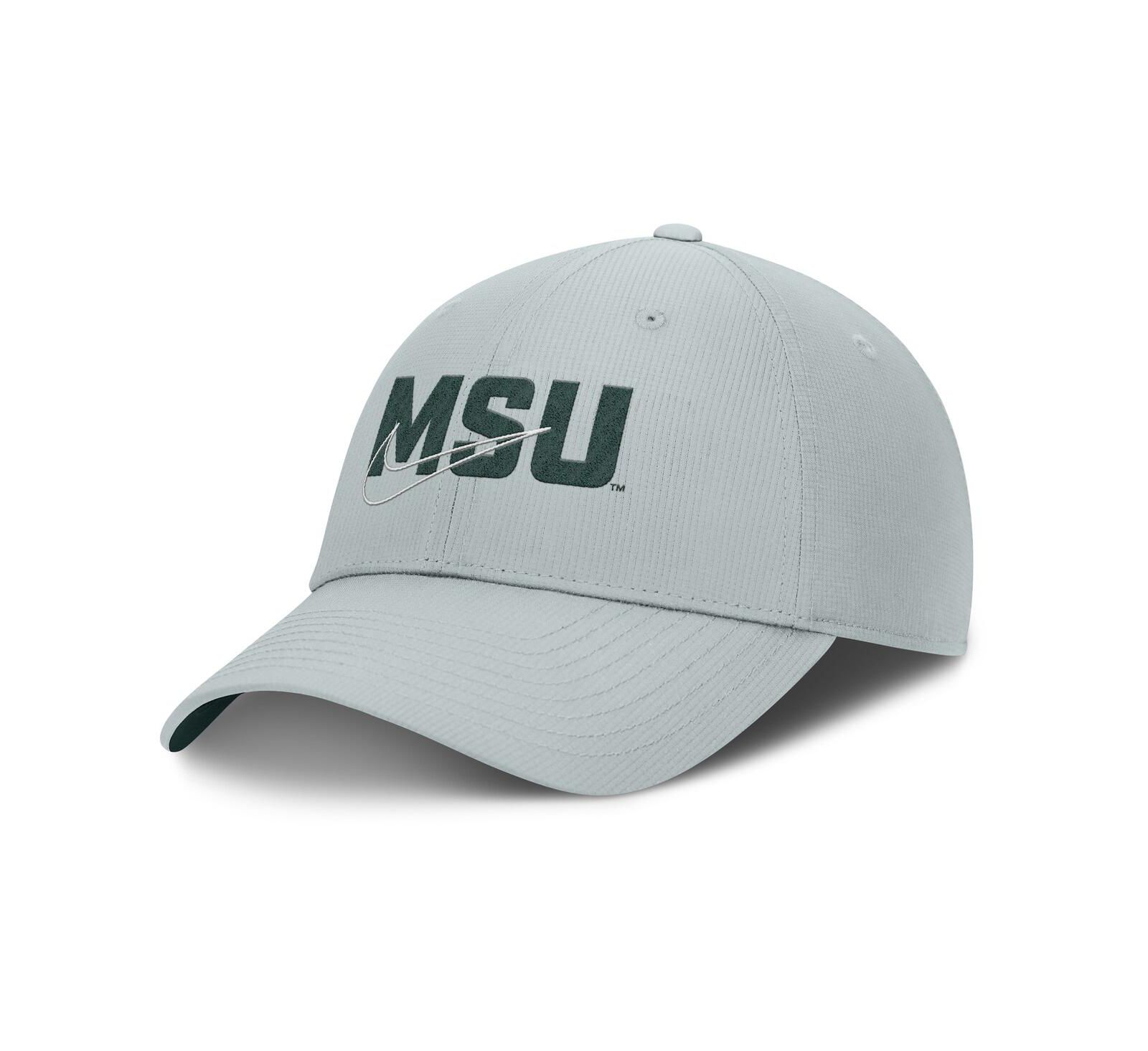Nike Men's Gray Michigan State Spartans Club Prep Performance Adjustable Hat