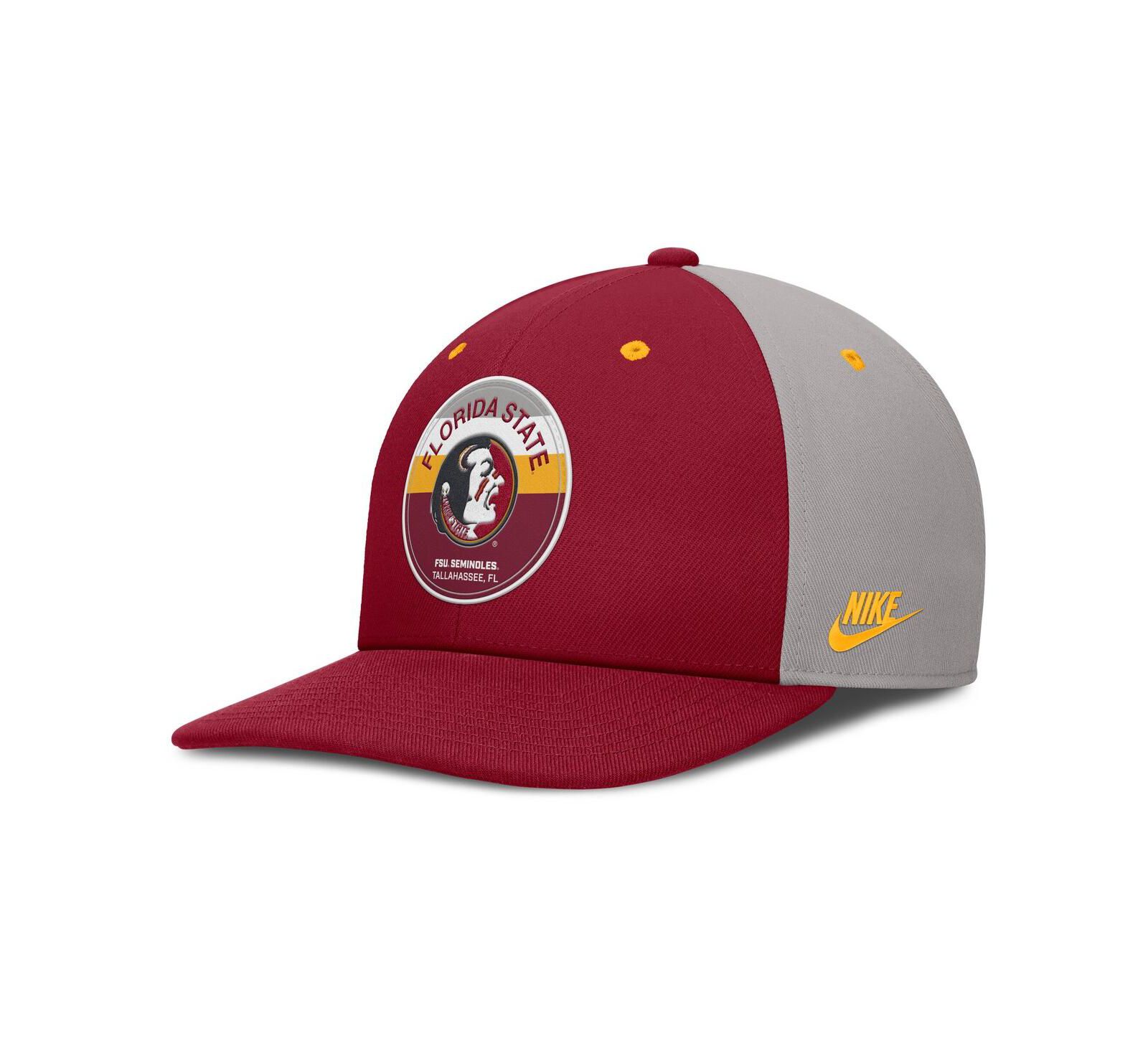 Nike Men's Garnet/Gray Florida State Seminoles Prep Pro Performance Snapback Hat