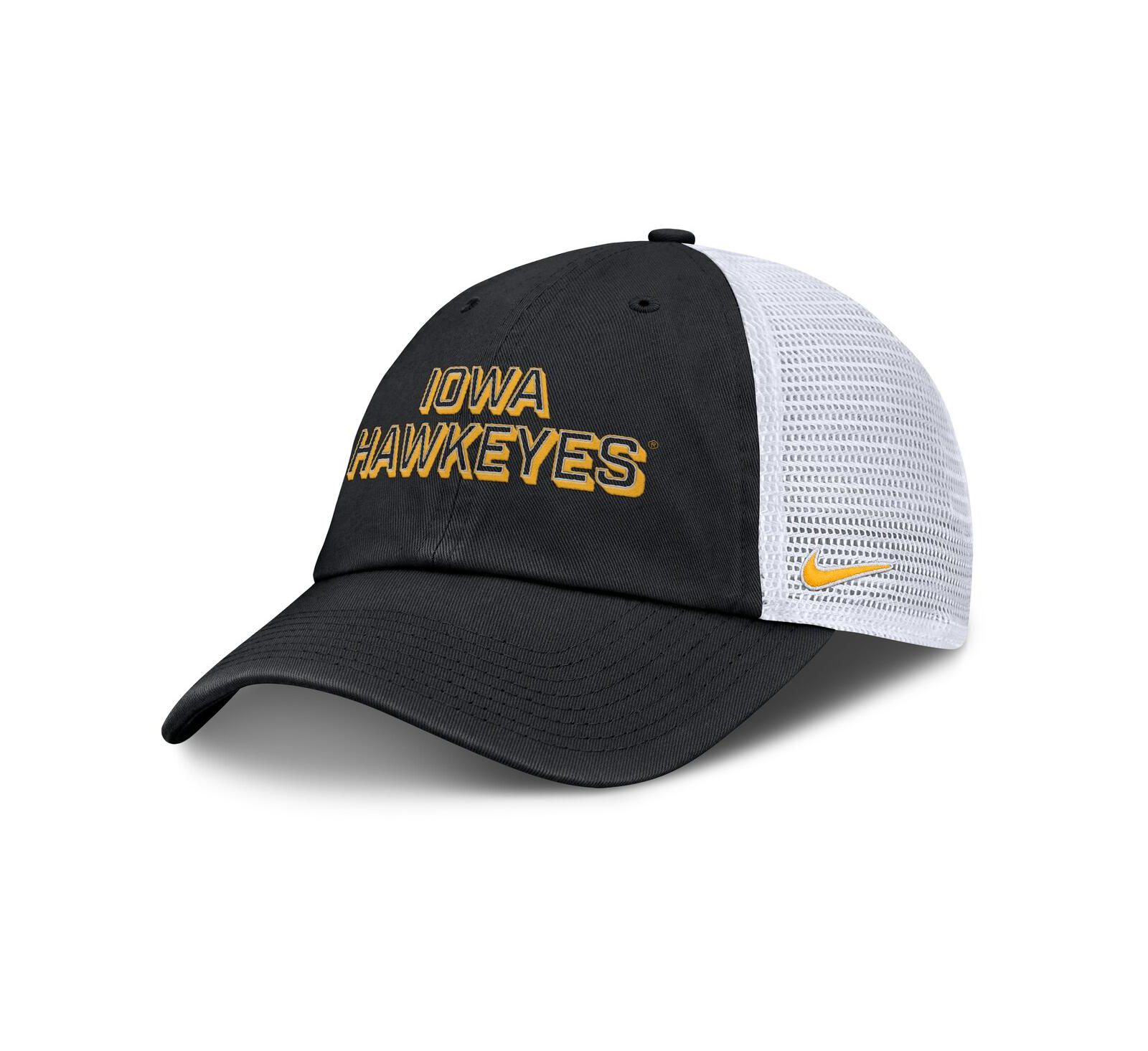 Мужская кепка Nike Iowa Hawkeyes 2025 Gameday Trucker с регулируемым размером