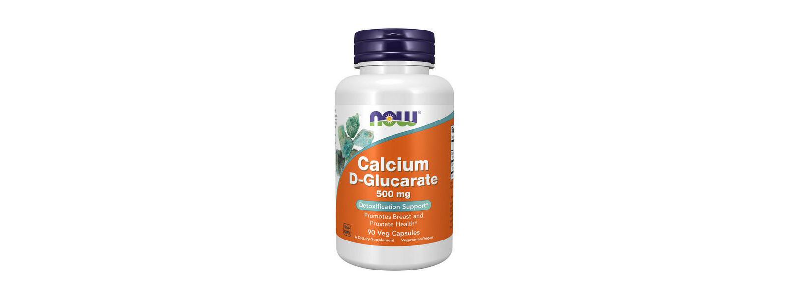 Кальций D-Glucarate Now Foods, 500 mg, 90 капсул