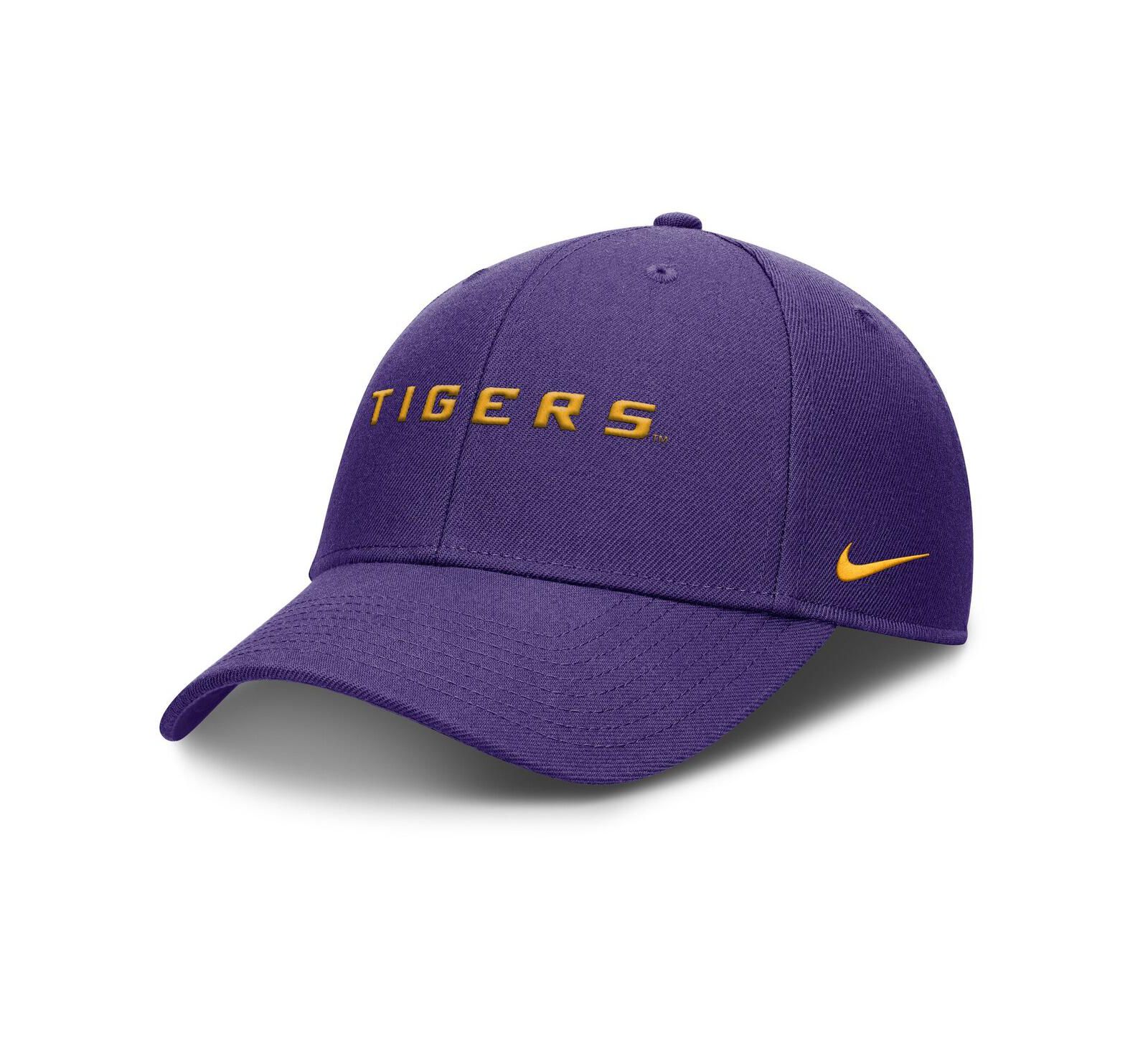 Кепка Nike Men's Purple LSU Tigers 2025 On-Field Rise Performance Adjustable Hat