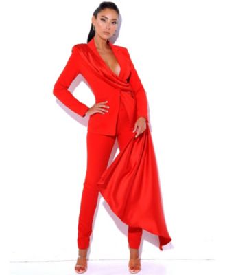 Женские брюки Miss Circle Vayla Red из крепа