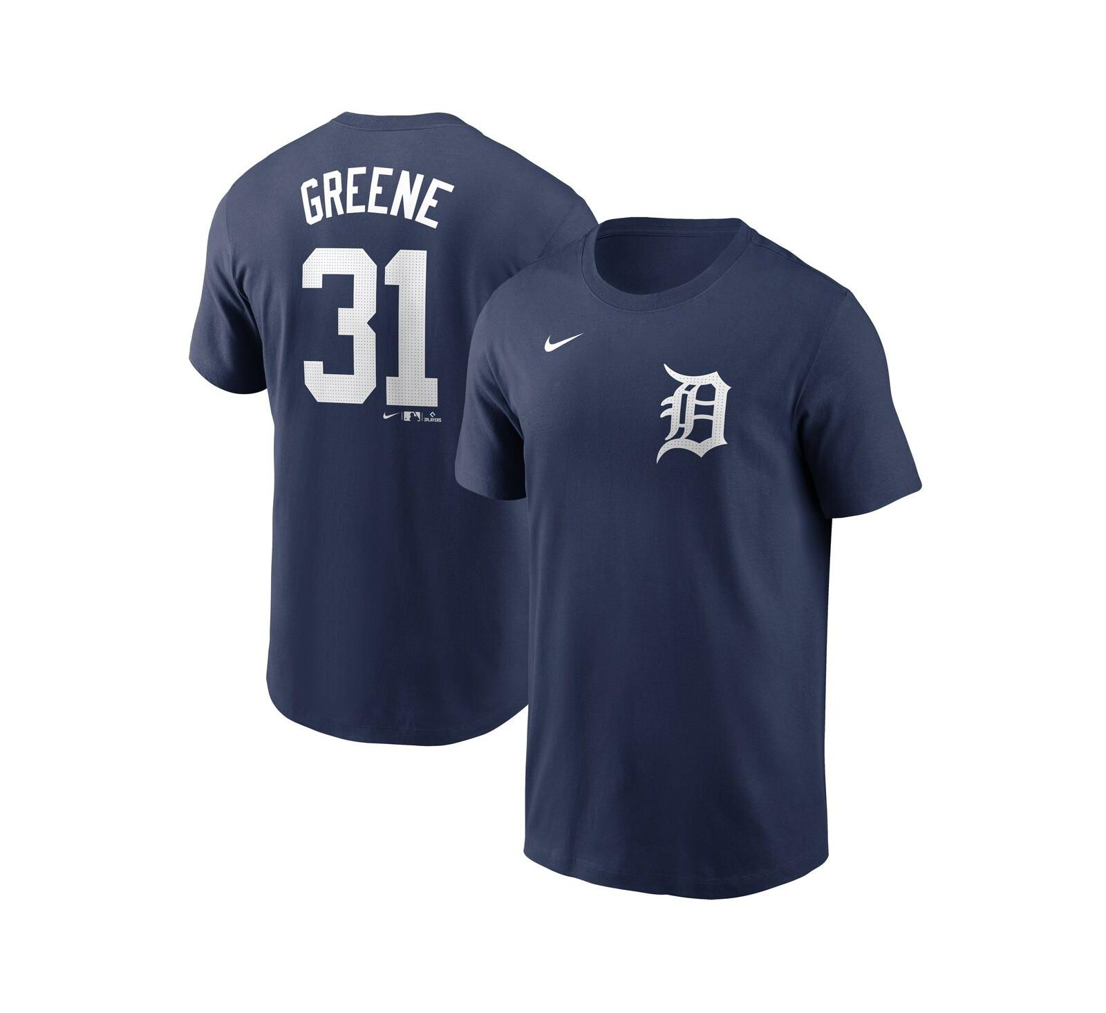 Nike Men's Riley Greene Navy Detroit Tigers Fuse Name & Number T-Shirt