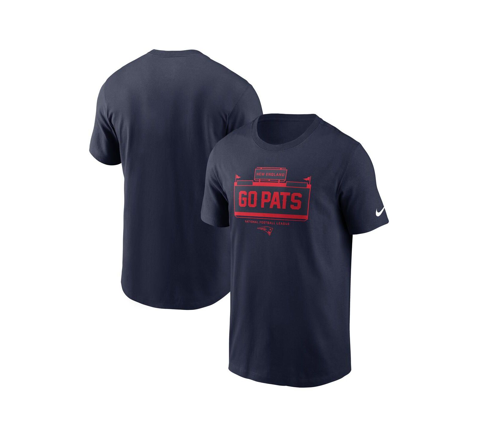 Мужская футболка Nike New England Patriots Primetime Local Essential Navy