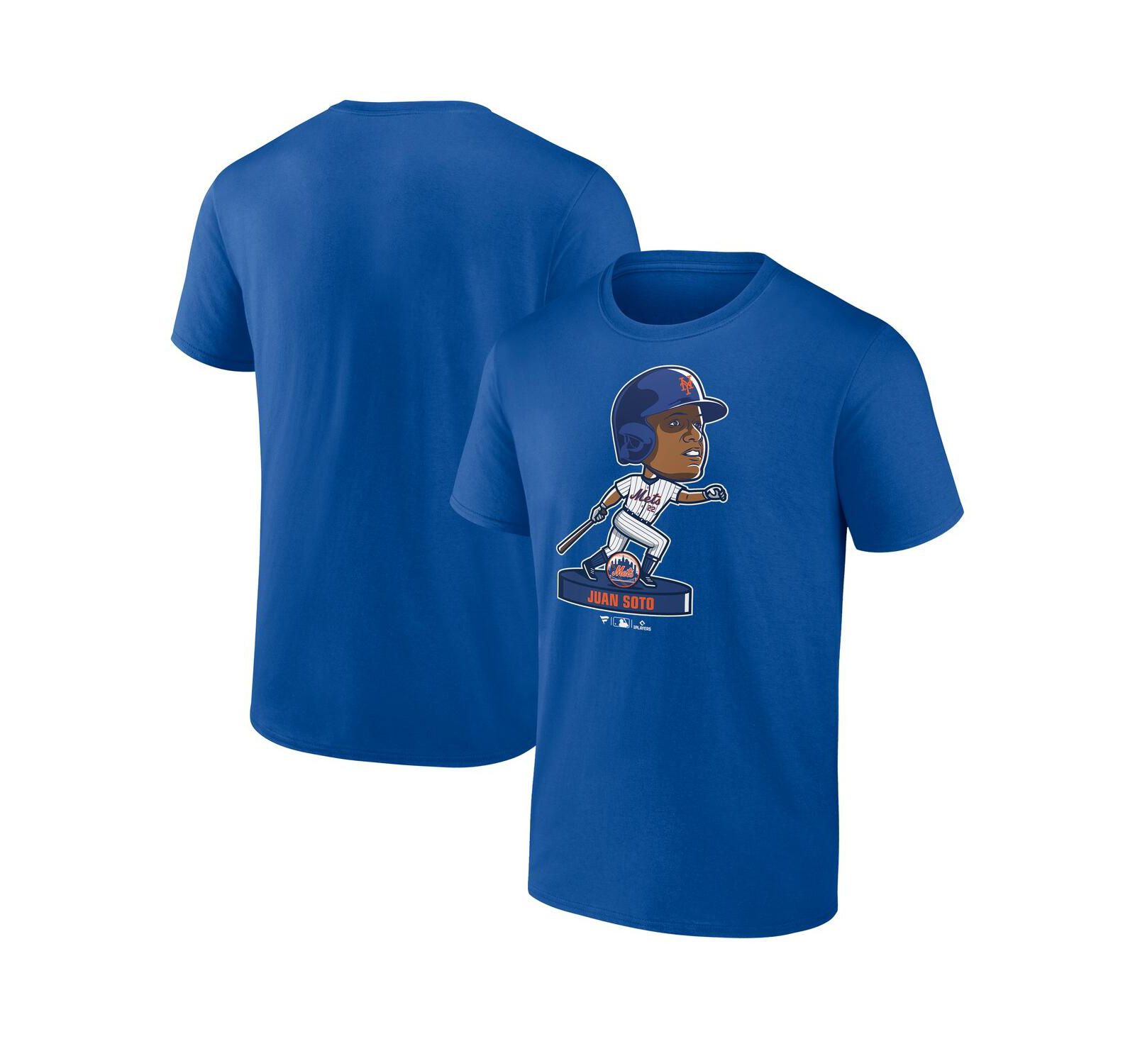 Мужская футболка Fanatics Juan Soto Royal New York Mets Bobblehead