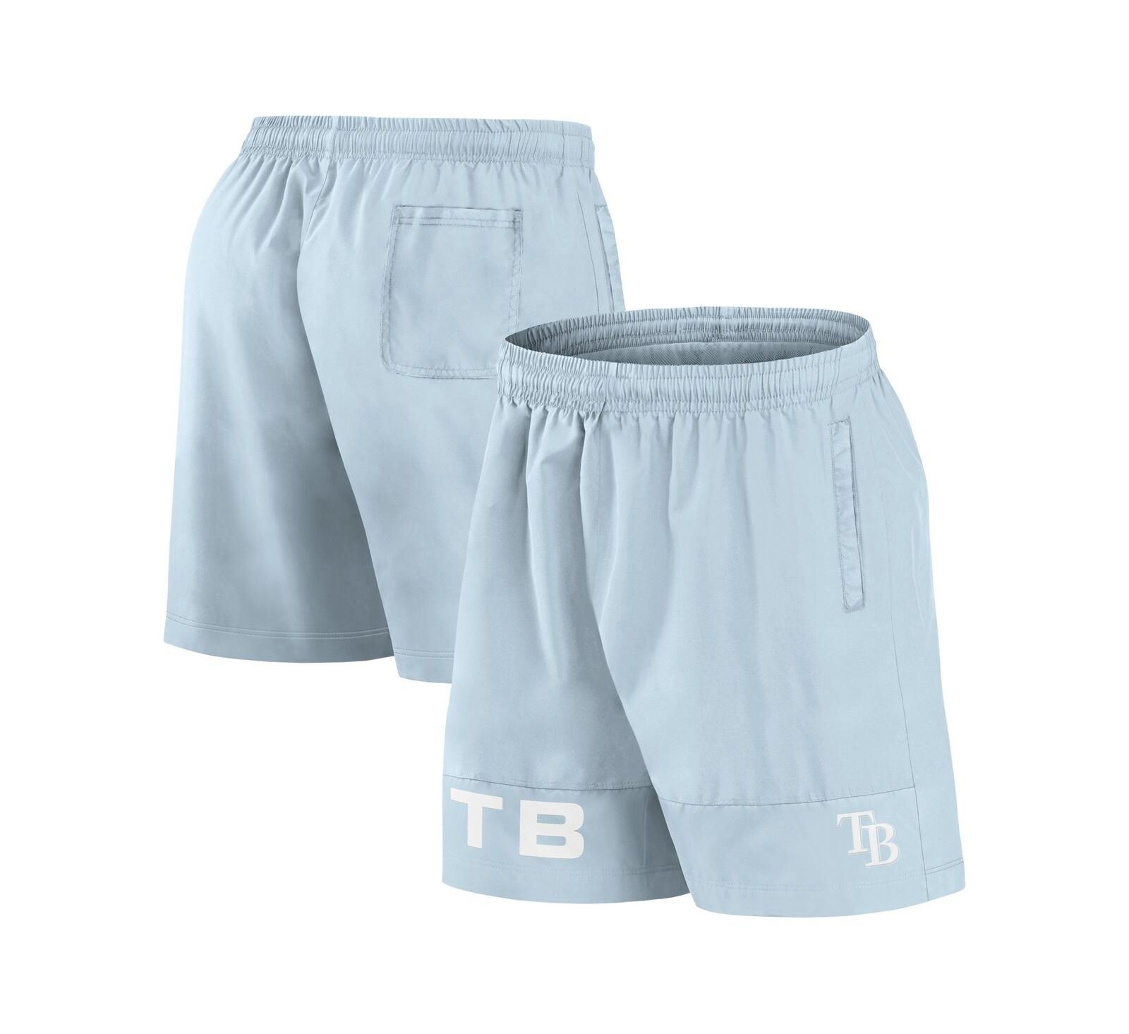 Fanatics Men's Light Blue Tampa Bay Rays Elements Swim Shorts