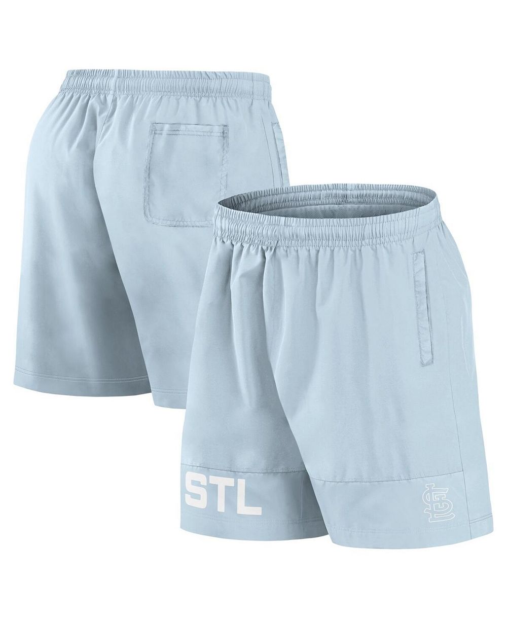 Мужские плавательные шорты Fanatics Light Blue St. Louis Cardinals Elements Swim Shorts