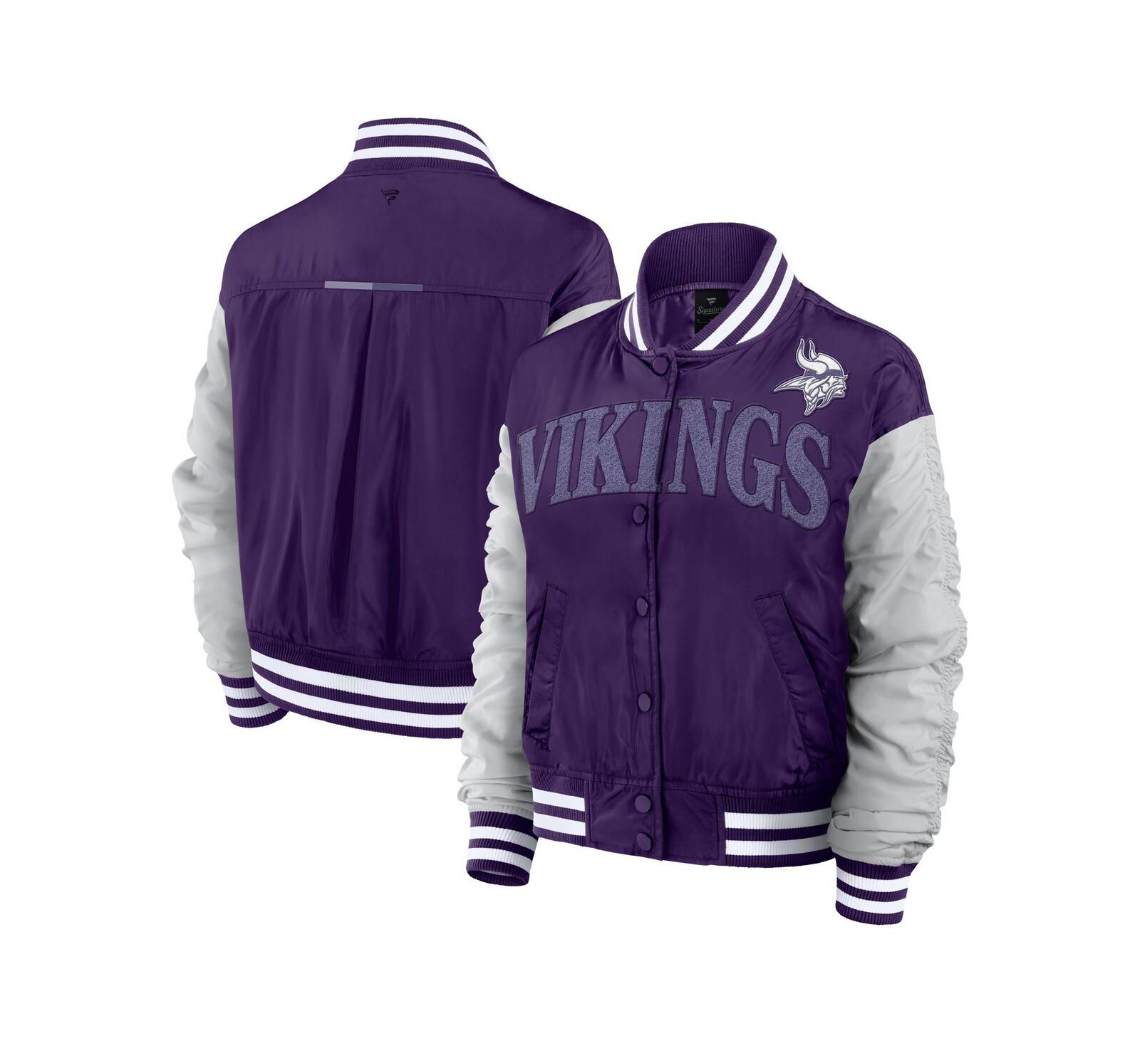 Fanatics Women's Purple Minnesota Vikings Elements Wave Full-Snap Jacket