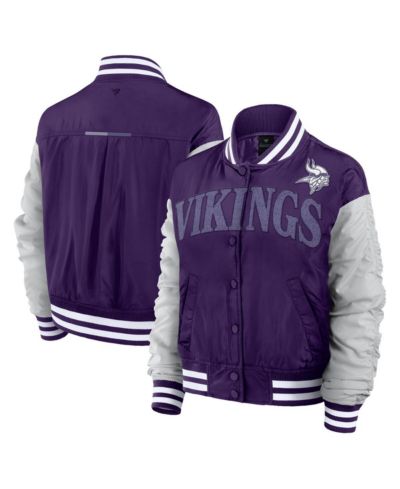 Fanatics Women's Purple Minnesota Vikings Elements Wave Full-Snap Jacket