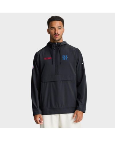 Мужская куртка-анорак Nike Navy Houston Texans Sideline Alt Pack Half-Zip Hoodie