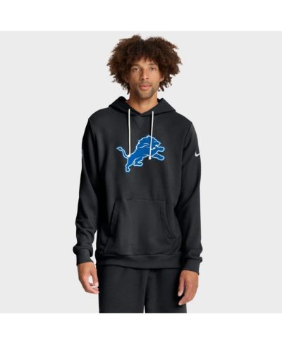 Мужское худи Nike Detroit Lions Sideline Offensive Set Play Performance Black