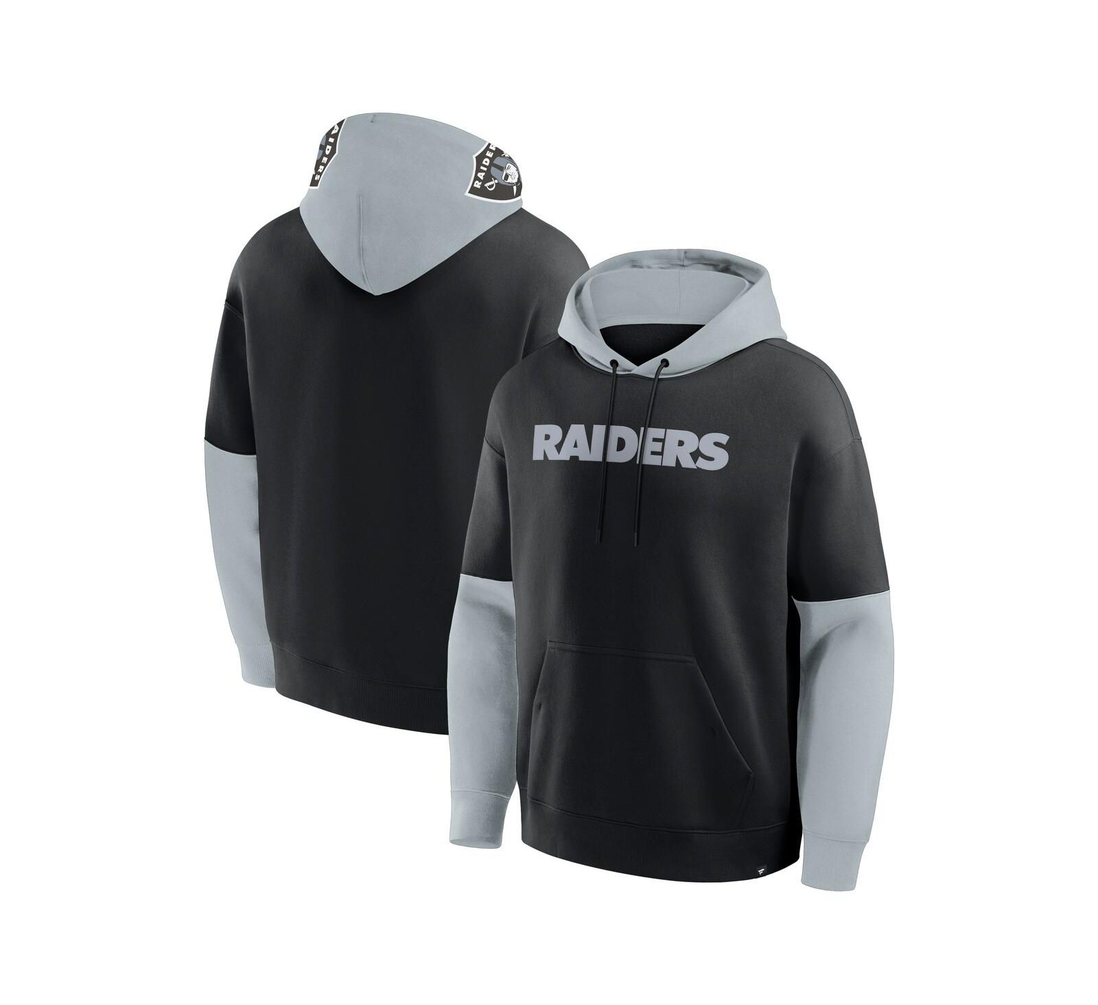 Мужское худи Fanatics Black Las Vegas Raiders Helmet Pullover