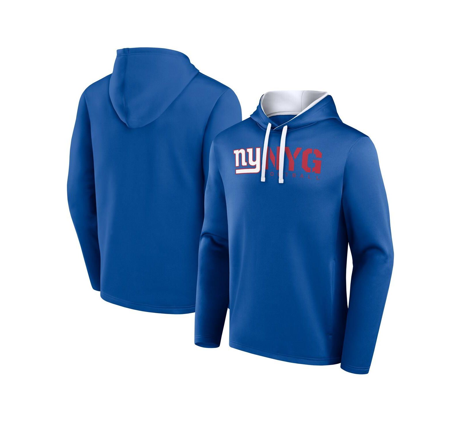 Мужское худи Logo Athletic с логотипом, New York Giants, королевский синий