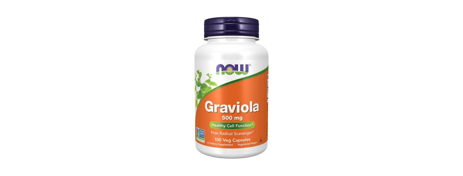 NOW Foods гравиола, 500 mg, 100 капсул