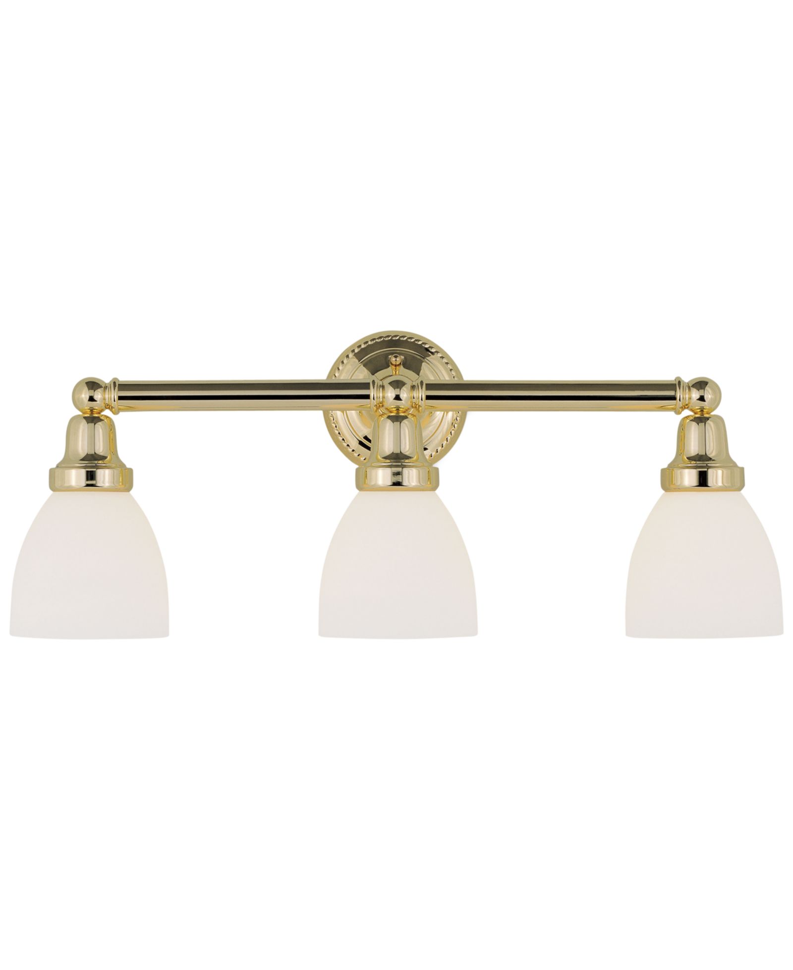 Livex Classic 3 Light Steel Wall Sconce